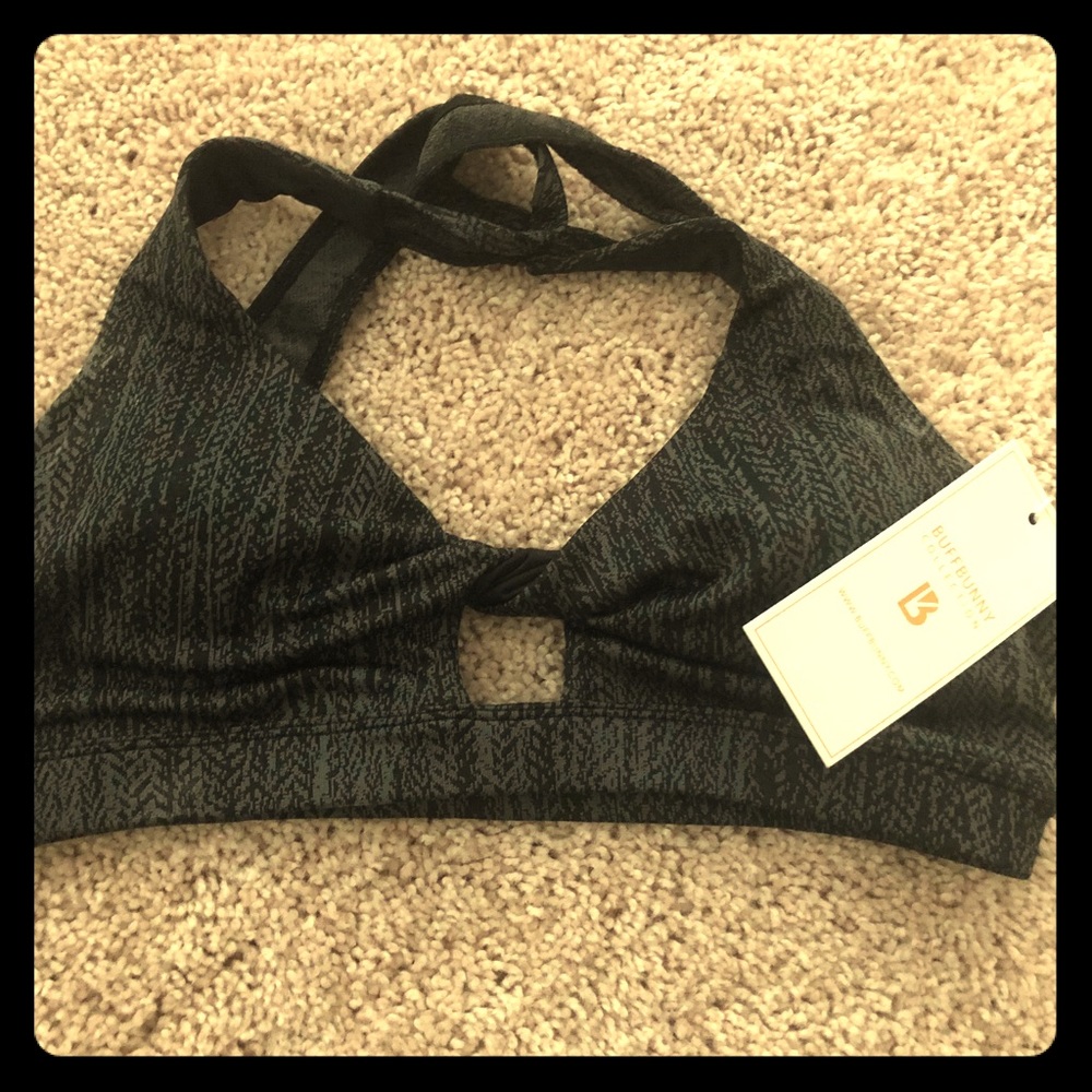 BuffBunny Collection Jacquard print sports bra